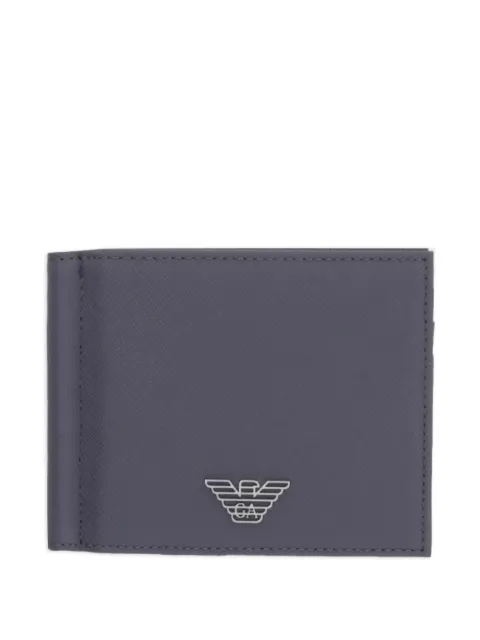 Emporio Armani logo-plaque bifold wallet