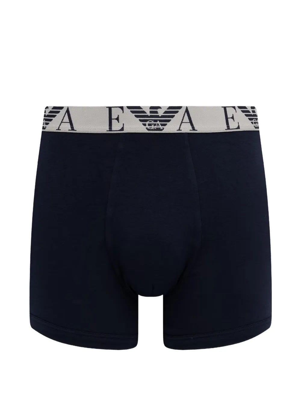 Emporio Armani Drie boxershorts met logoband Blauw