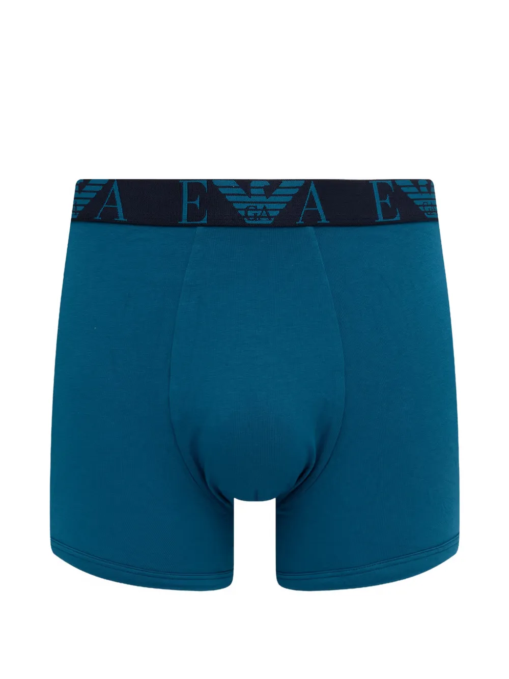 Emporio Armani Drie boxershorts met logoband Blauw
