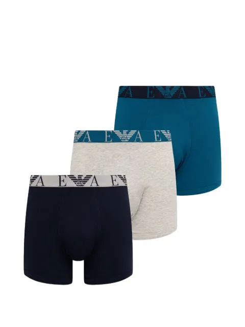 Emporio Armani logo-waistband boxers (set of three)