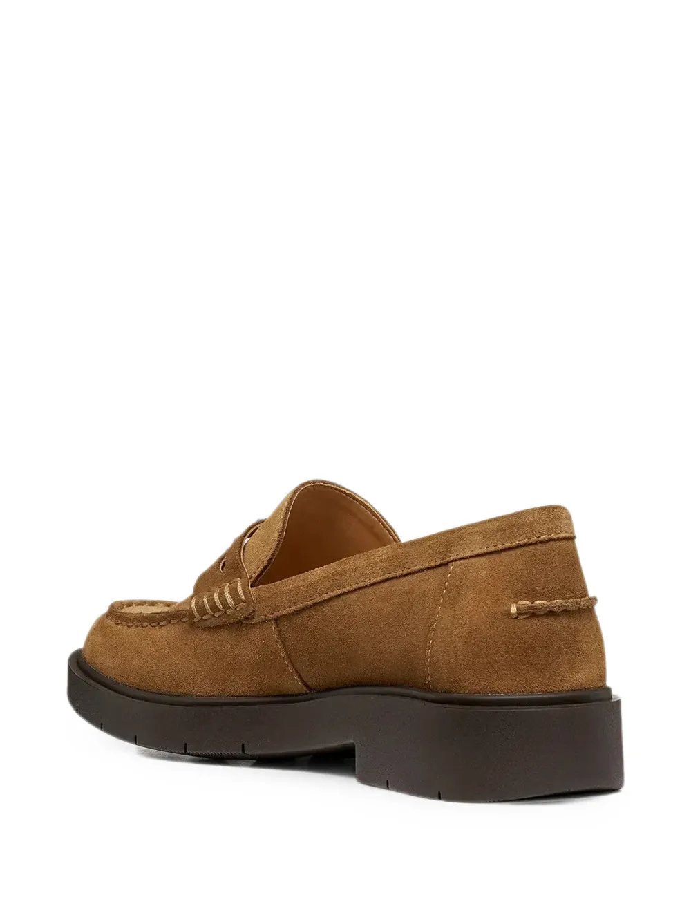 Geox Spherica Ec1 B suede loafers Bruin