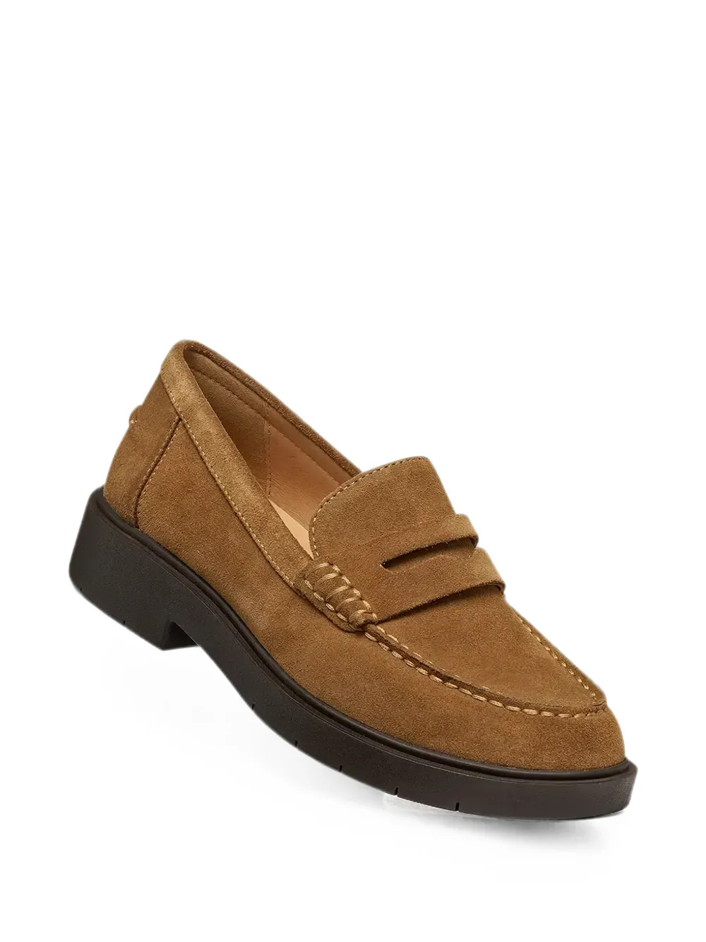Geox Spherica Ec1 B suede loafers Bruin