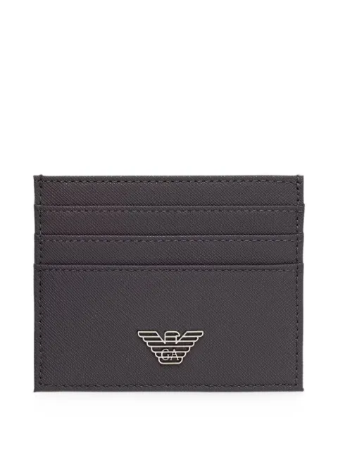 Emporio Armani logo-plaque cardholder set