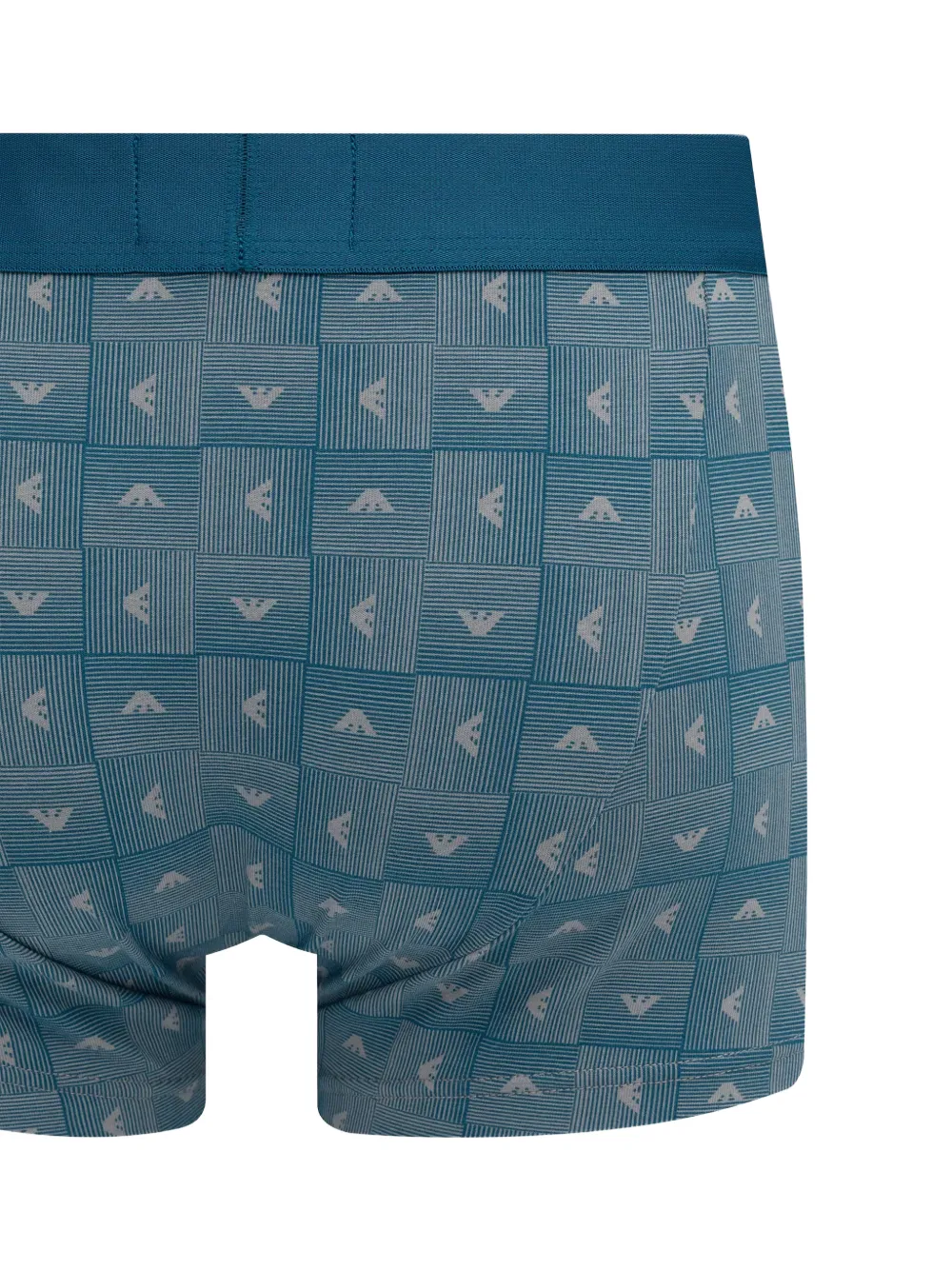 Emporio Armani Set van 2 boxershorts van katoenen jersey met patroonmix Blauw