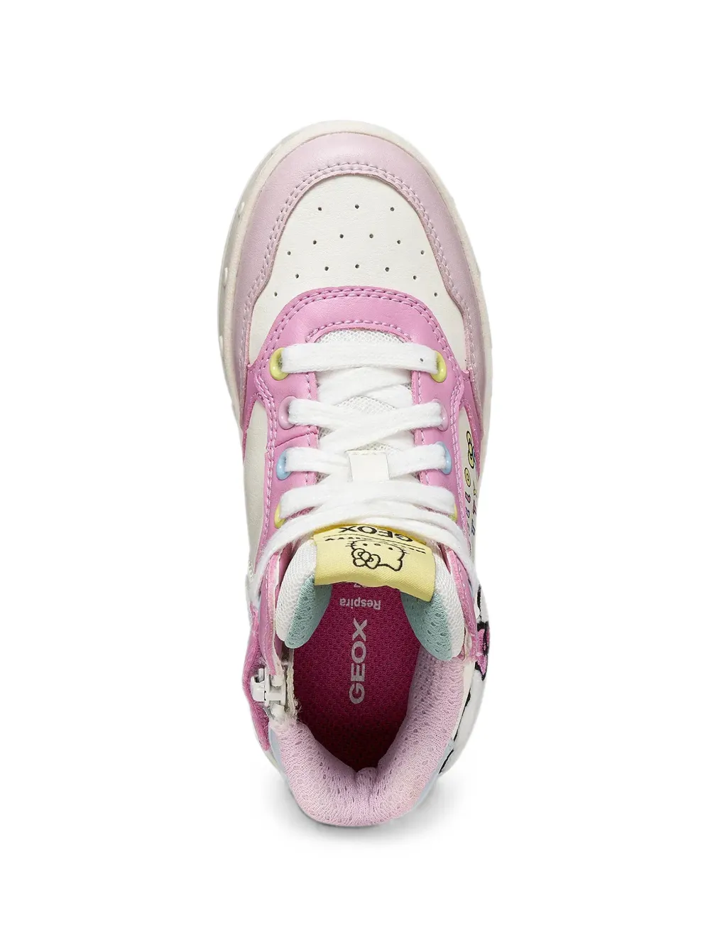 Geox Kids x Sanrio Skylin high-top sneakers Wit