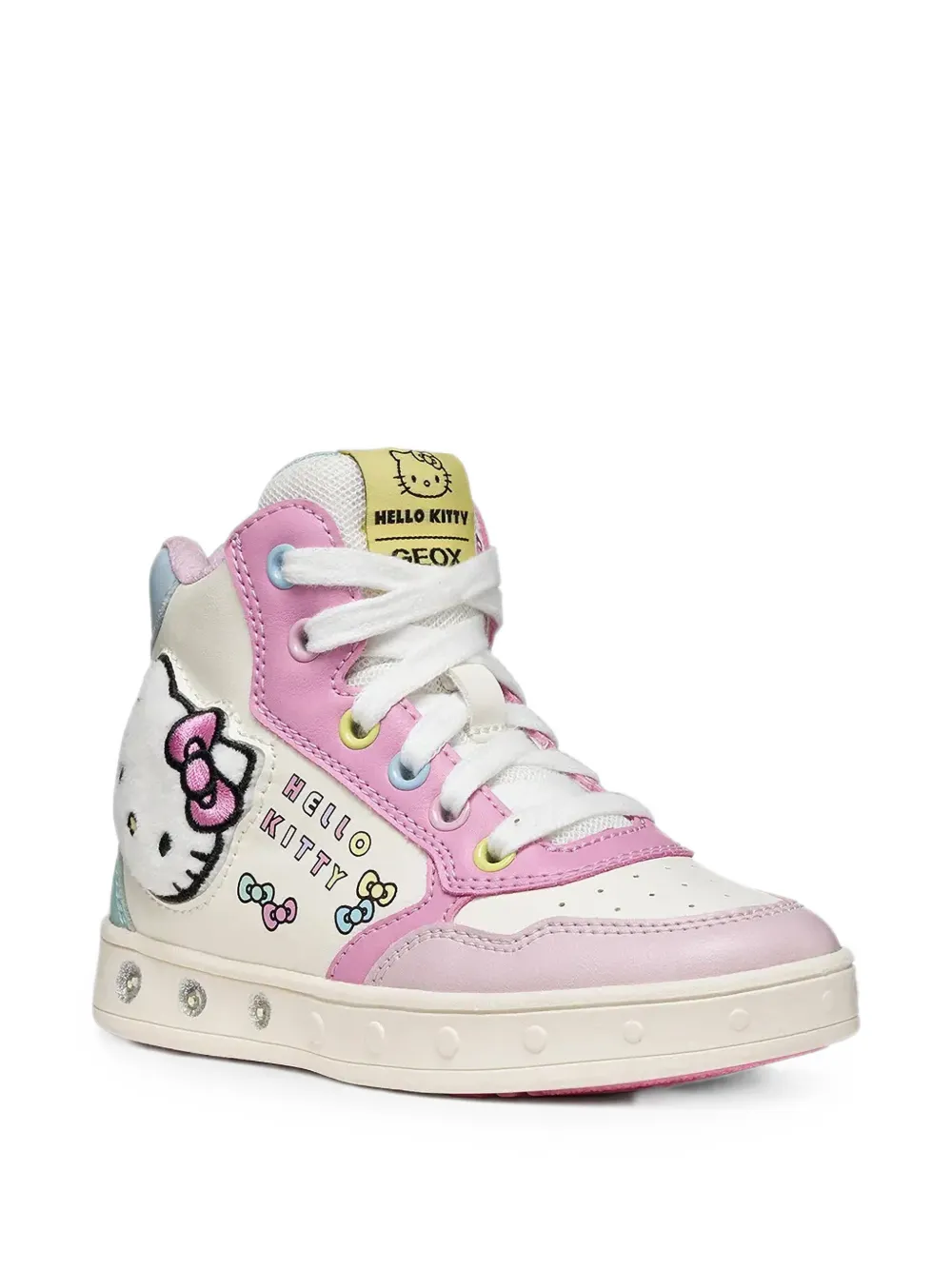 Geox Kids x Sanrio Skylin high-top sneakers Wit