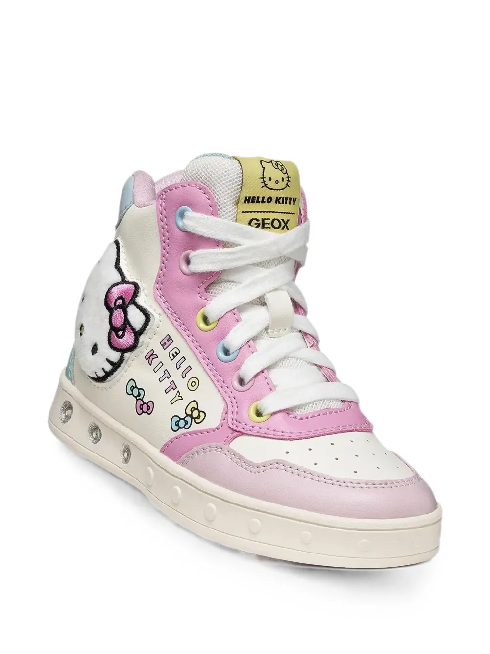 Geox Kids x Sanrio Skylin high-top sneakers Wit