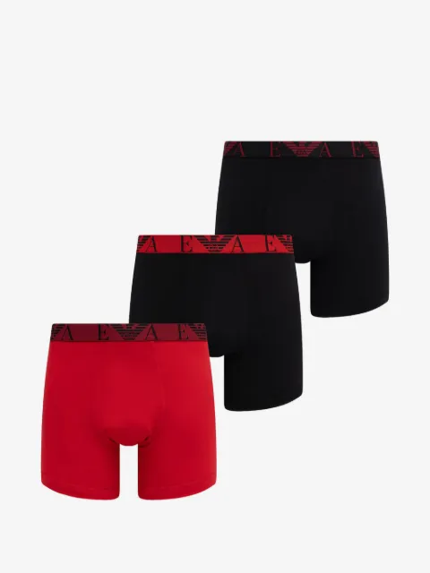 Emporio Armani logo-waistband boxers (set of three)