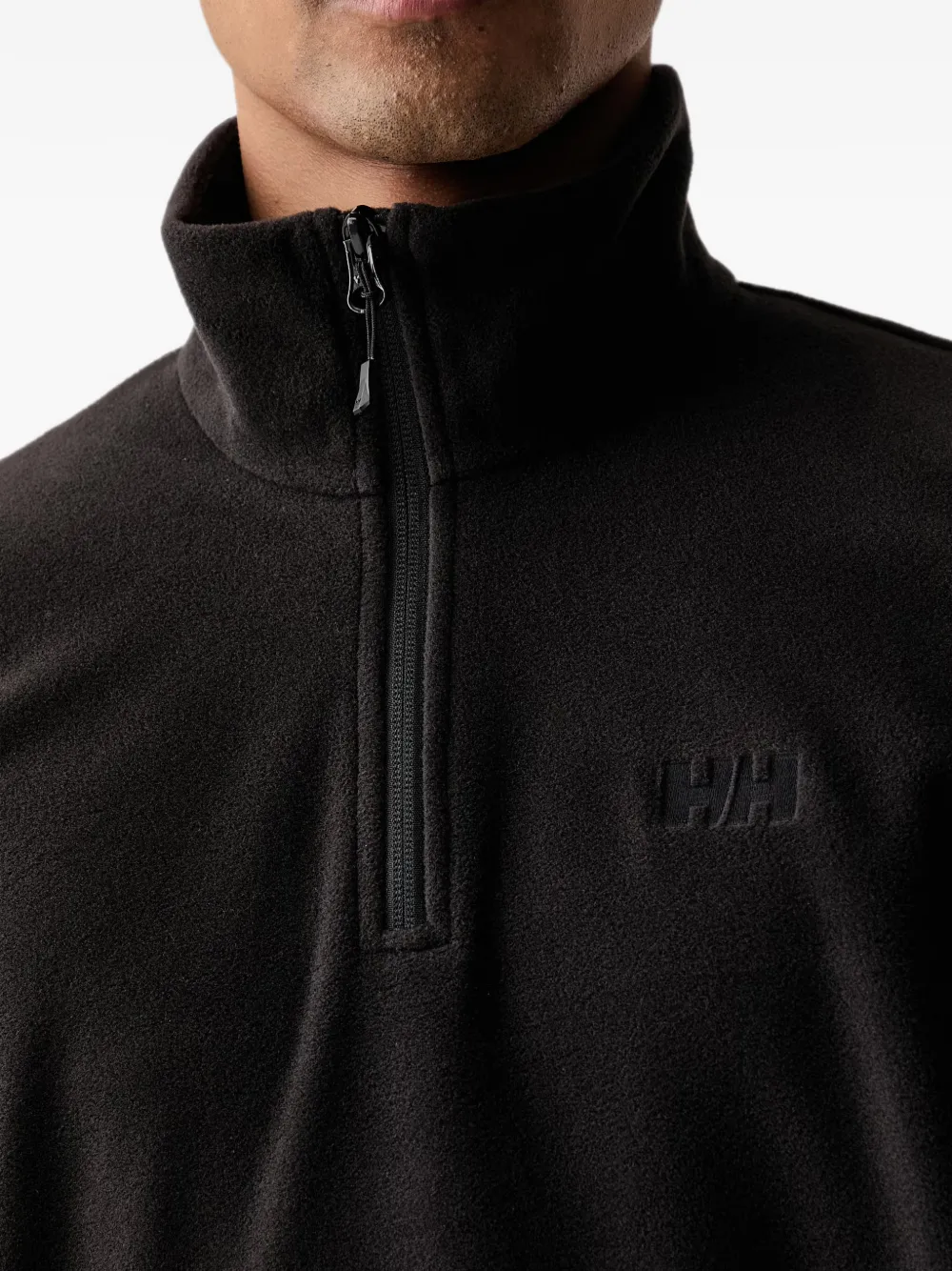 Helly Hansen Daybreaker sweater met kwartrits Zwart