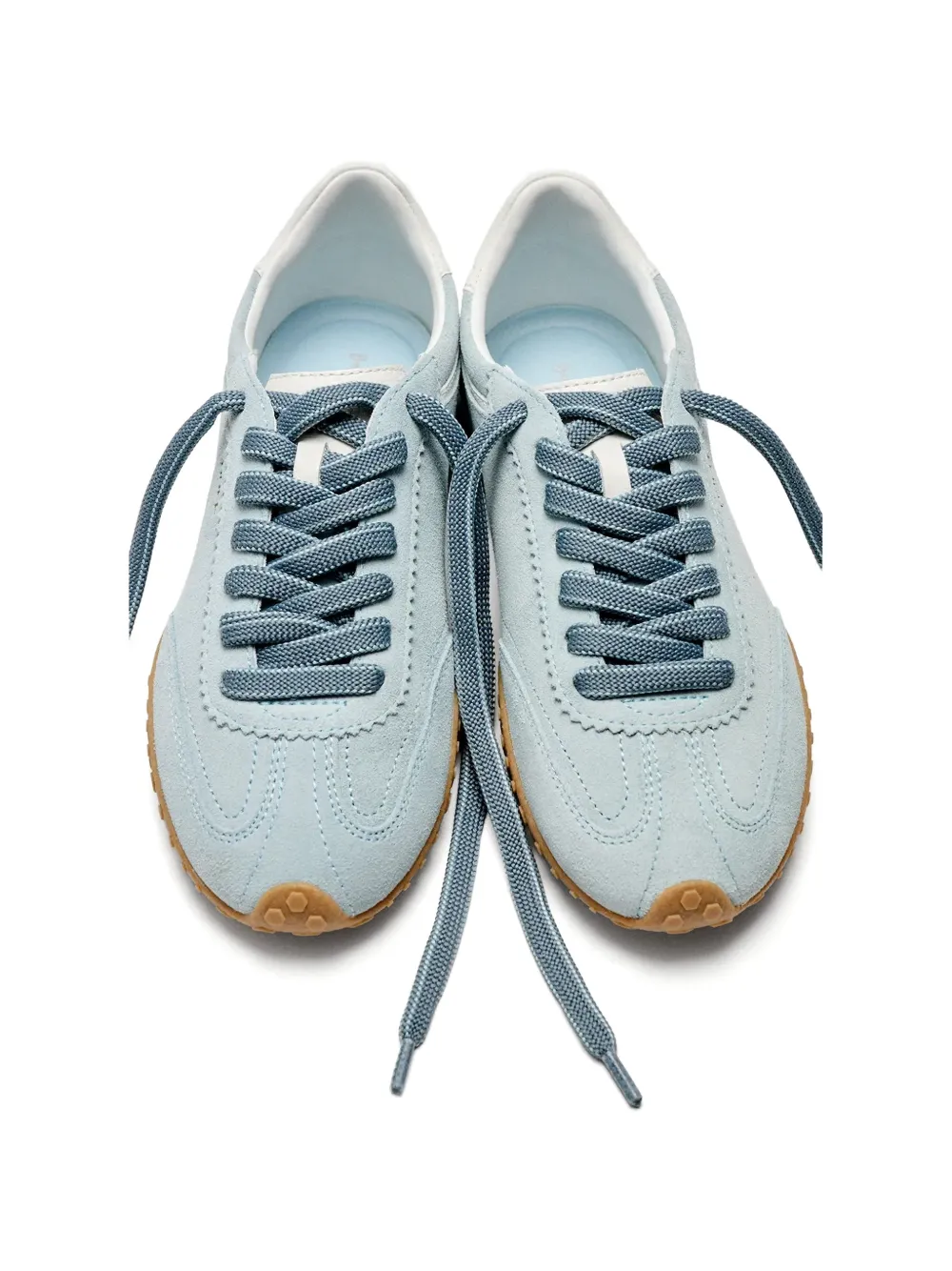 Hoff City suède sneakers met logoprint Blauw