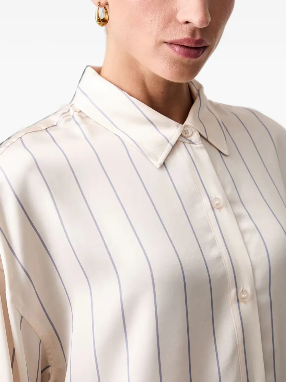 GUESS USA Gestreept overhemd Beige
