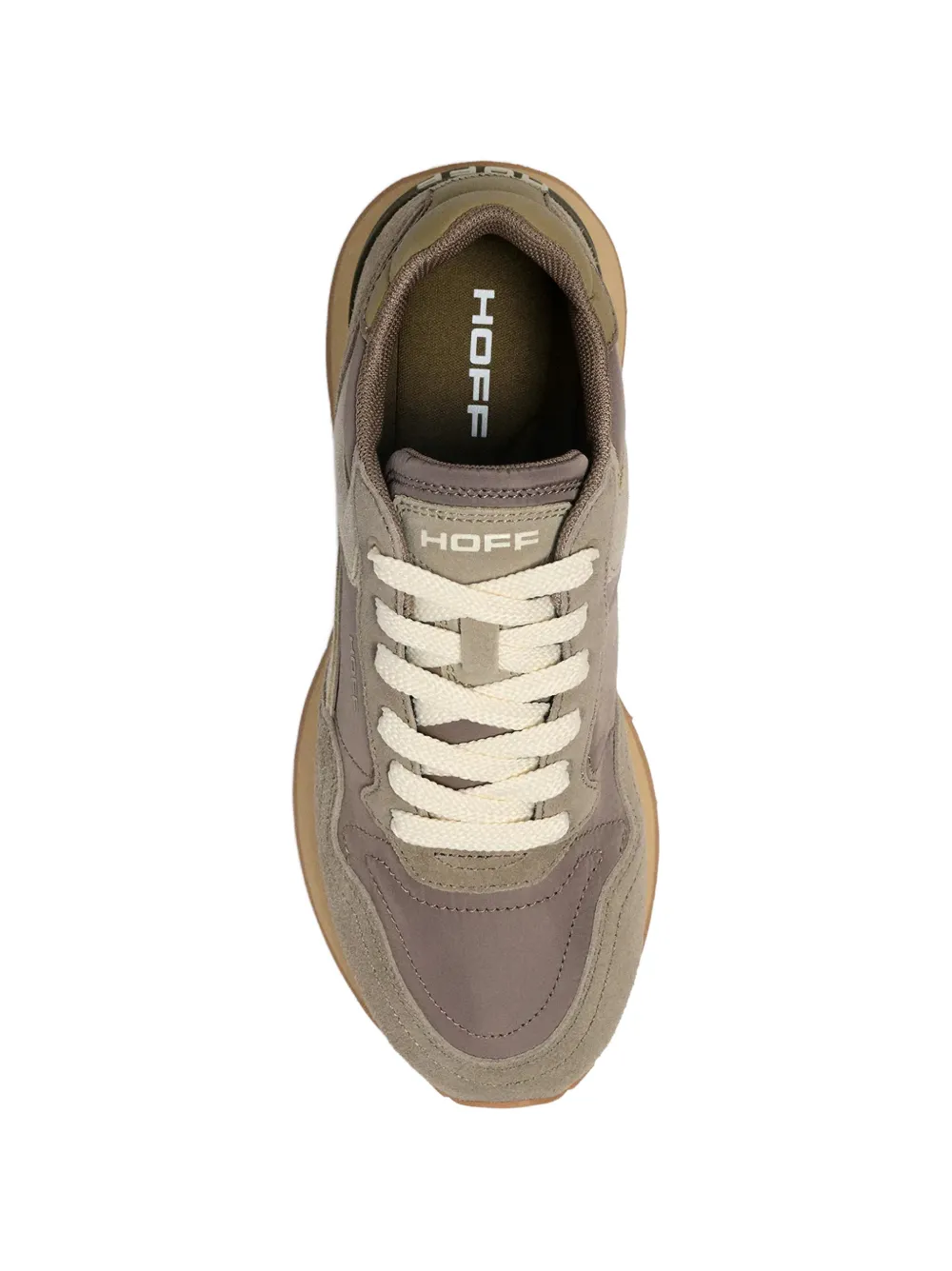 Hoff City sneakers met suède vlakken Beige