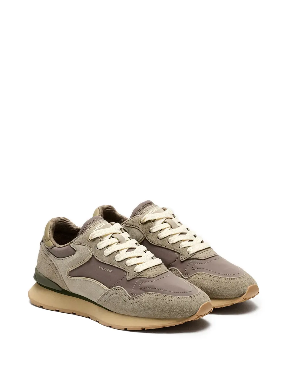 Hoff City sneakers met suède vlakken Beige