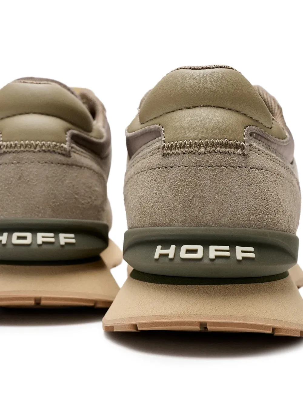 Hoff City sneakers met suède vlakken Beige