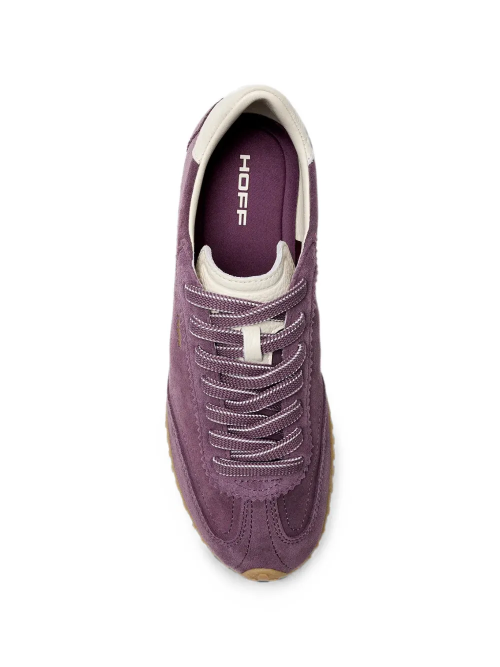 Hoff Bridge suède sneakers met logoprint Paars