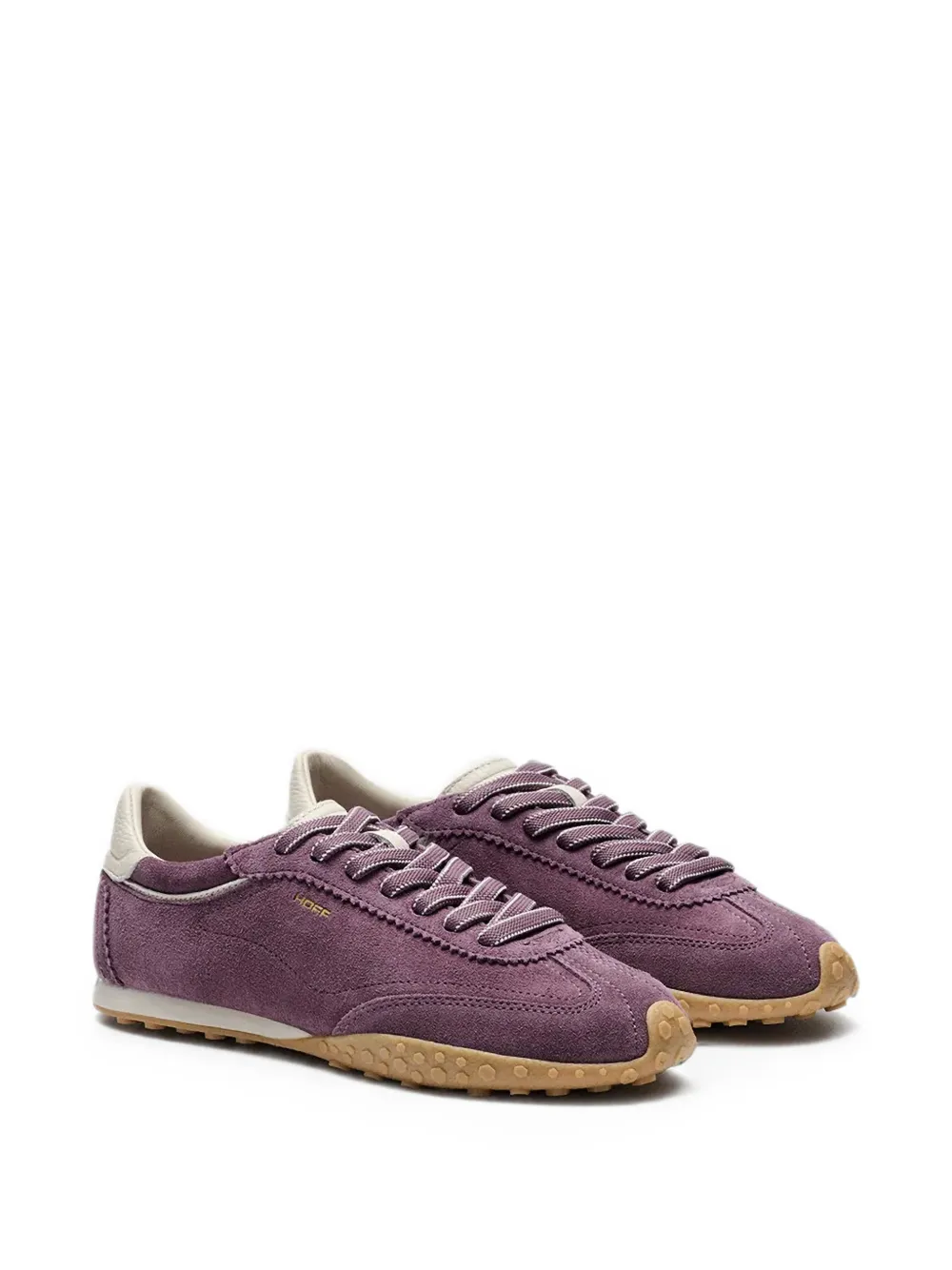 Hoff Bridge suède sneakers met logoprint Paars