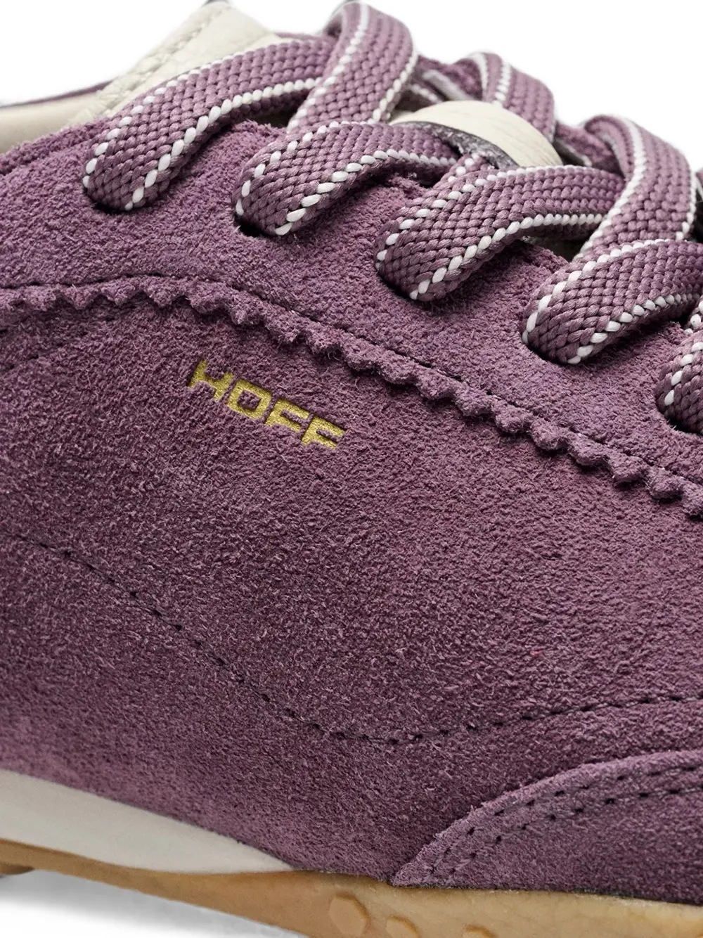 Hoff Bridge suède sneakers met logoprint Paars