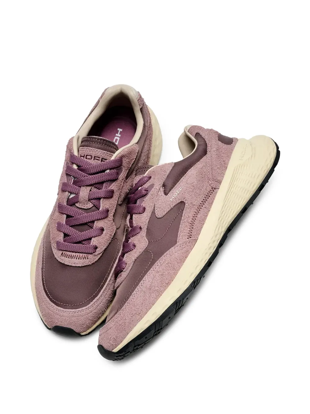 Hoff City sneakers met suède vlakken Paars