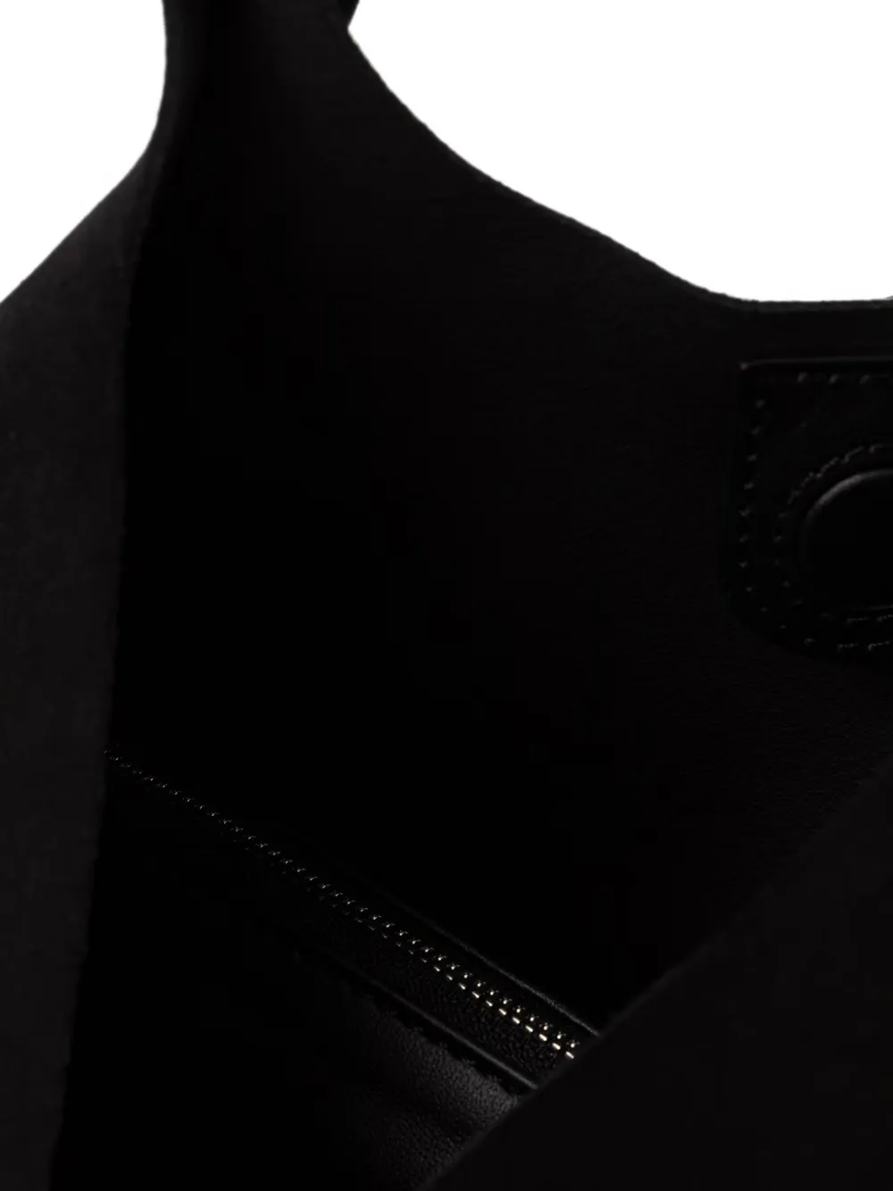 GIANNI CHIARINI Grote Dua shopper met suède afwerking en logopatch Zwart