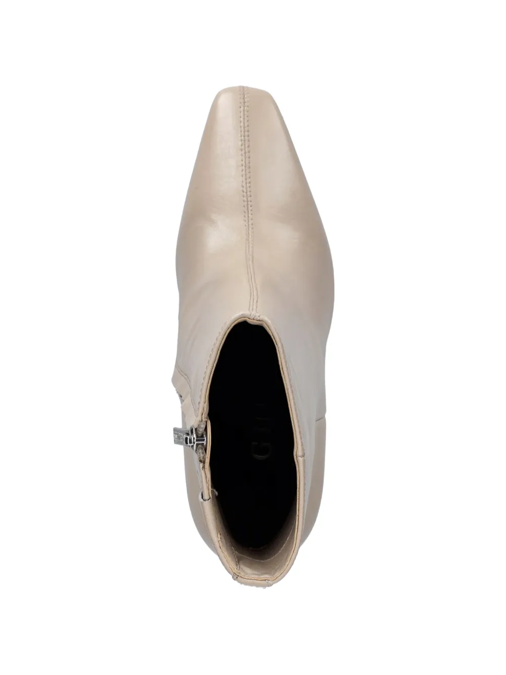 GUESS USA Enkellaarzen met puntige neus Beige
