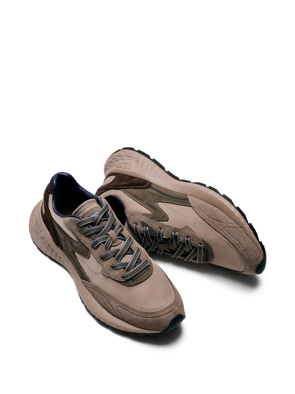 Hoff City sneakers met suède vlakken Beige