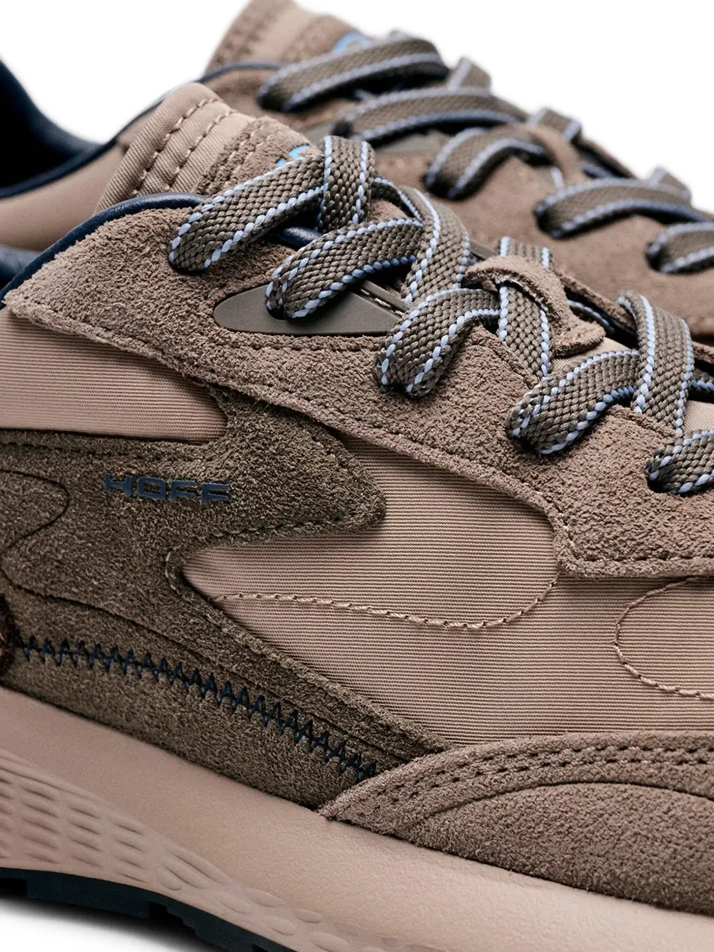 Hoff City sneakers met suède vlakken Beige