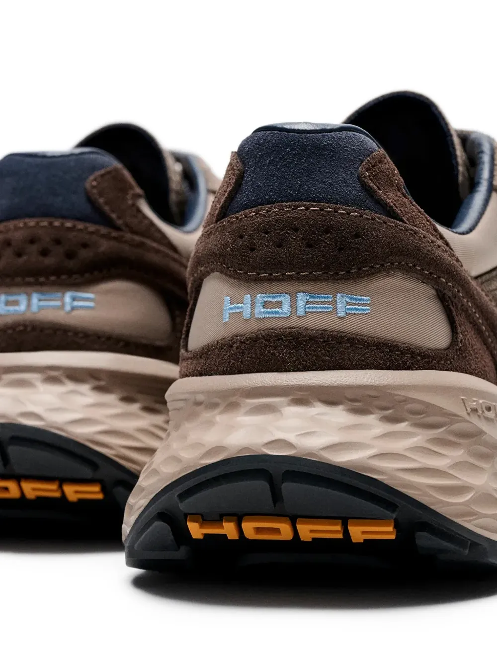 Hoff City sneakers met suède vlakken Beige