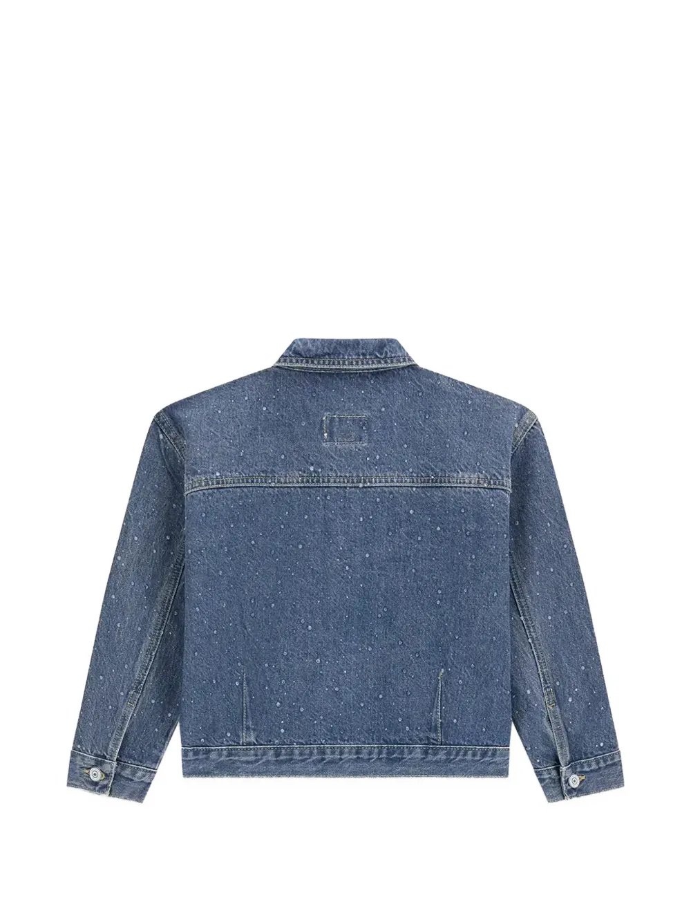 guess kids Spijkerjack verfraaid met kristallen Blauw
