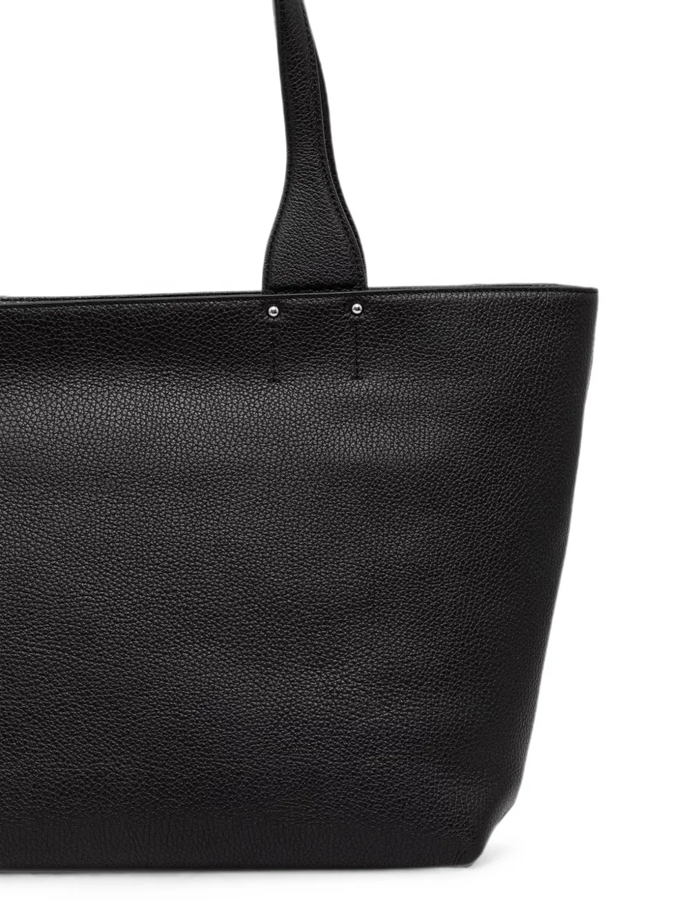 GIANNI CHIARINI Barbara shopper van bewerkt leer Zwart