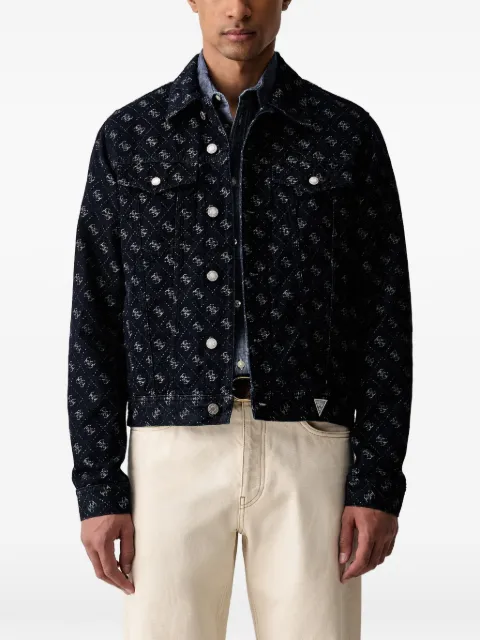 GUESS USA jacquard denim jacket