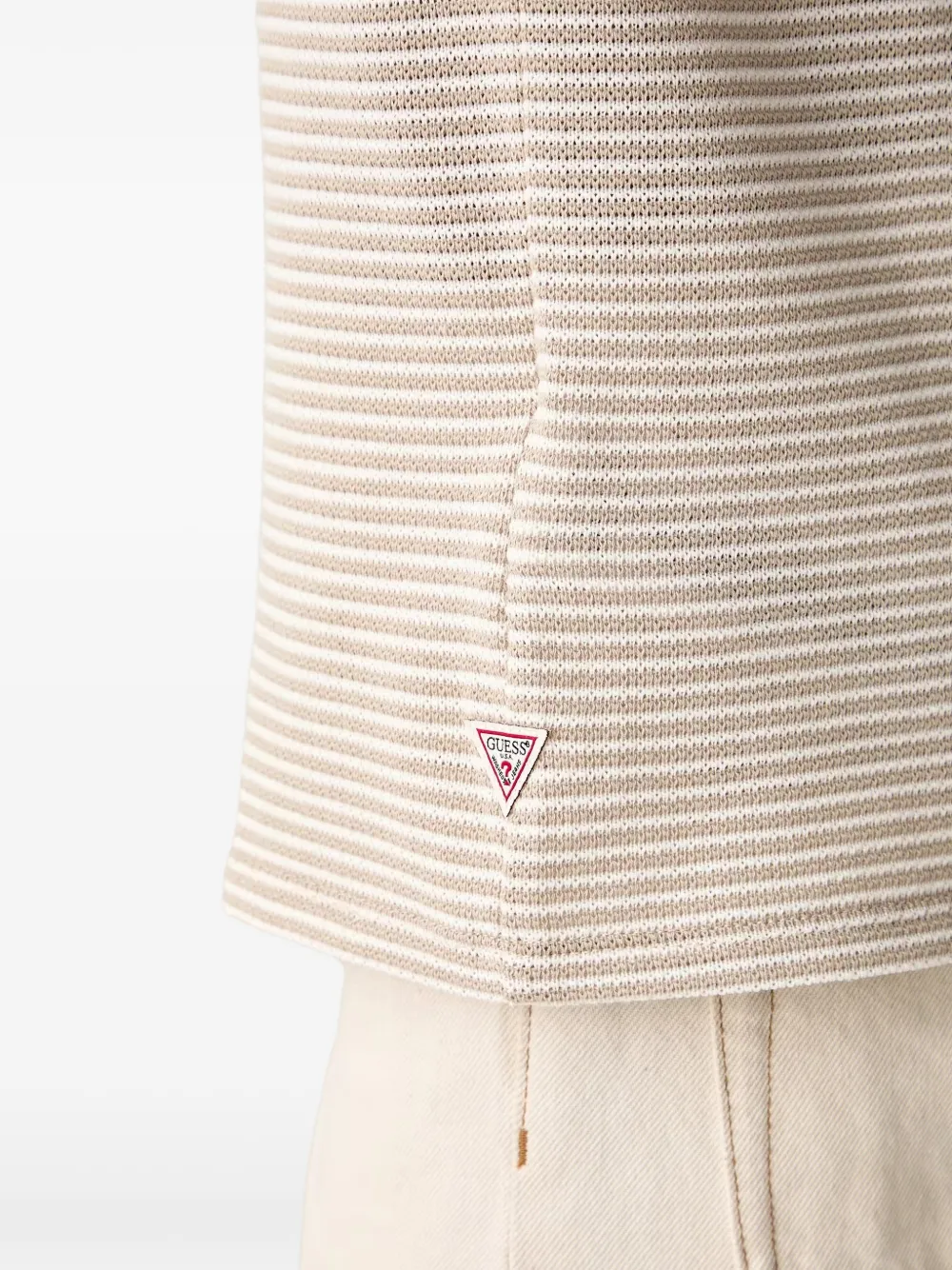 GUESS USA Gebreide polo Beige