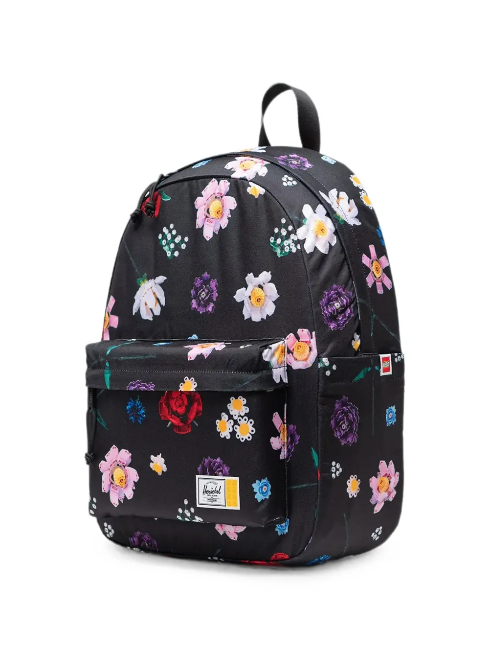 Herschel Supply Co. x LEGO rugzak met bloemenprint Zwart