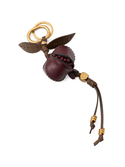 GIANNI CHIARINI bead-embellished pomegranate keyring