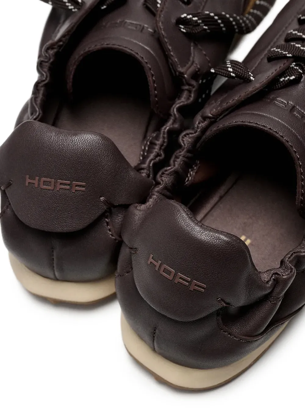 Hoff Bridge logoprint low-top sneakers Bruin