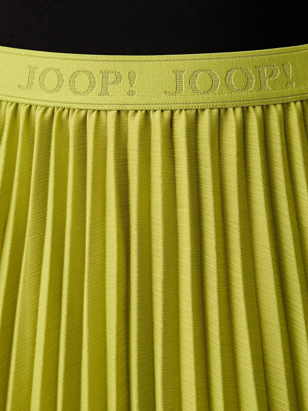 Joop! Plooirok met logoband Groen