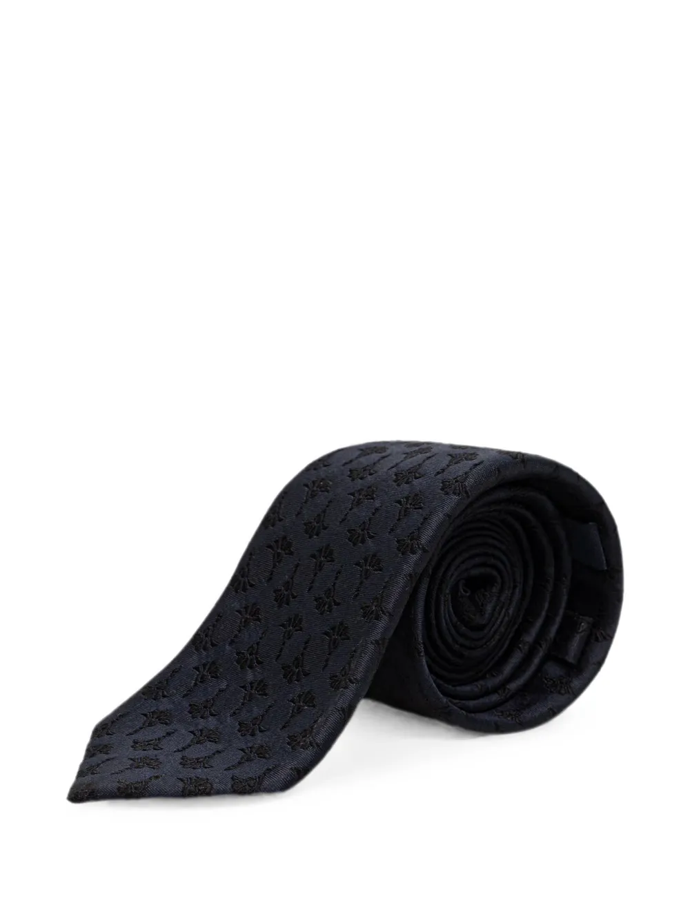 Joop! floral-jacquard tie - Blu