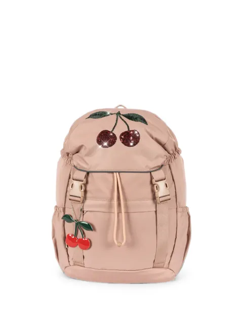 Konges Sløjd Clover cherry-patch drawstring backpack
