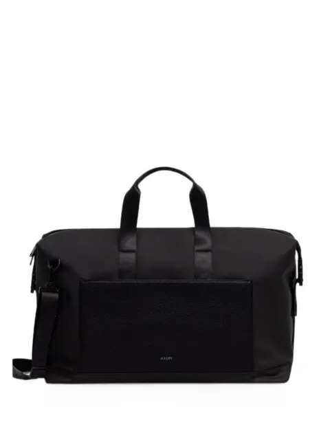 Joop! Lanciano logo-plaque pebbled-panel holdall bag