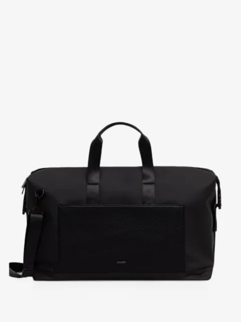 Joop! Lanciano logo-plaque pebbled-panel holdall bag