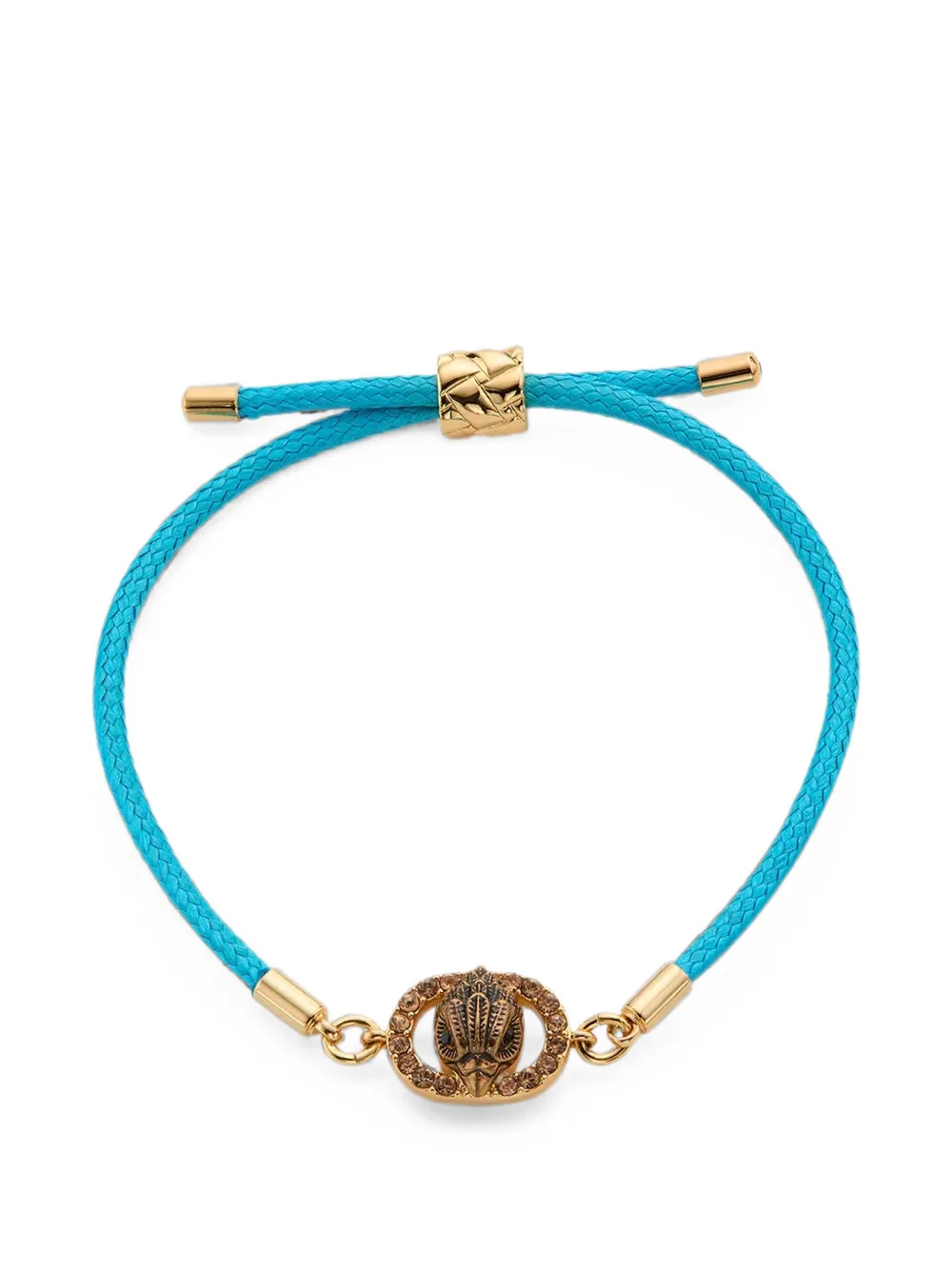 Kurt Geiger London Chelsea Eagle-head crystal-embellished bracelet - Gold