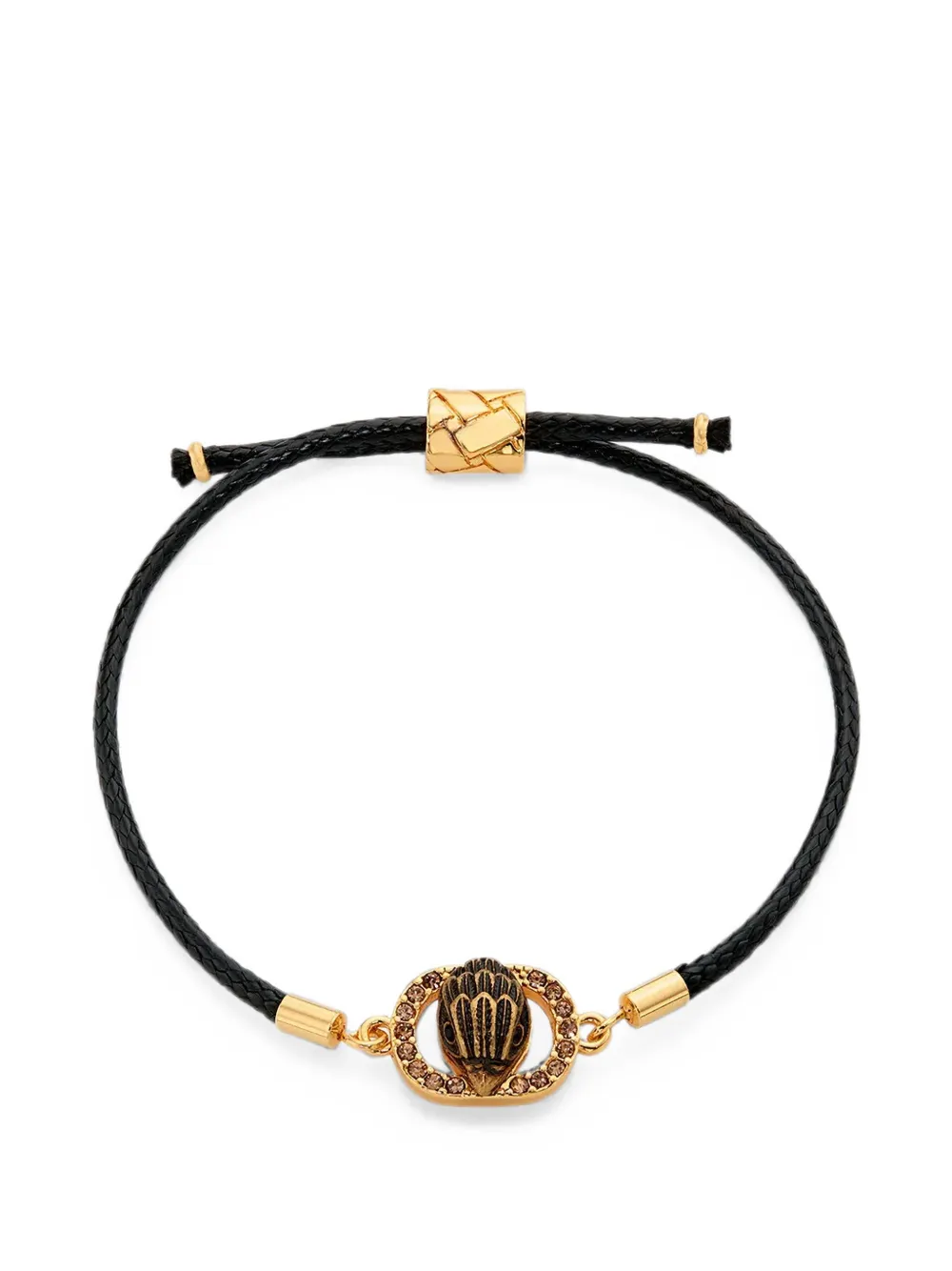 Kurt Geiger London Chelsea Eagle-head crystal-embellished bracelet - Gold