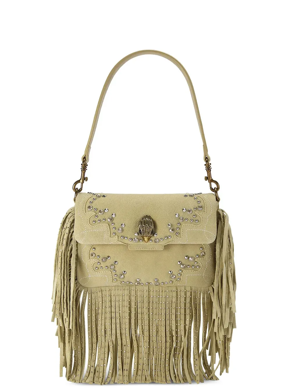 Kurt Geiger London Oxford fringe shoulder bag - Nude
