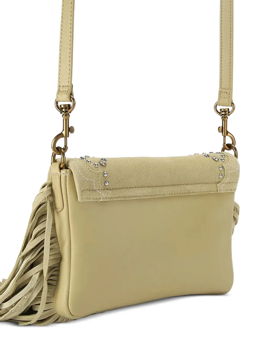 Kurt Geiger London Oxford schoudertas met franje Beige