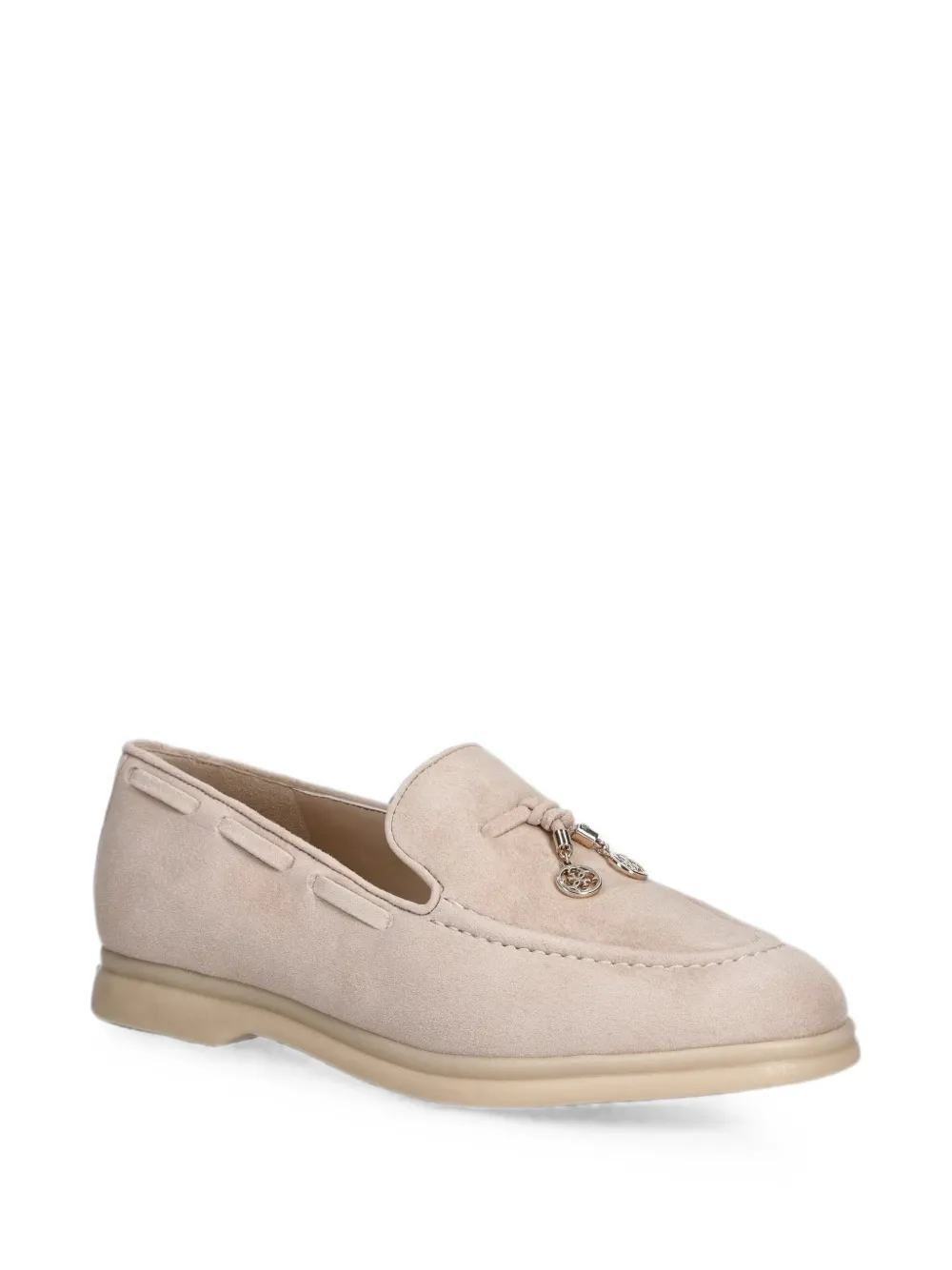 GUESS USA Aryanai suede loafers Beige