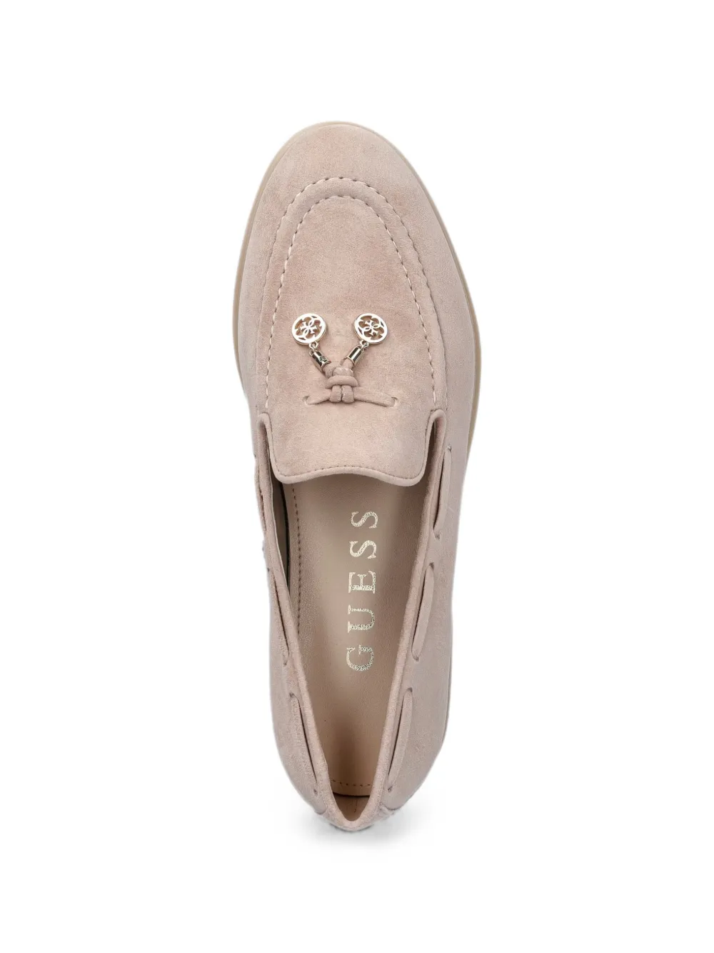 GUESS USA Aryanai suede loafers Beige