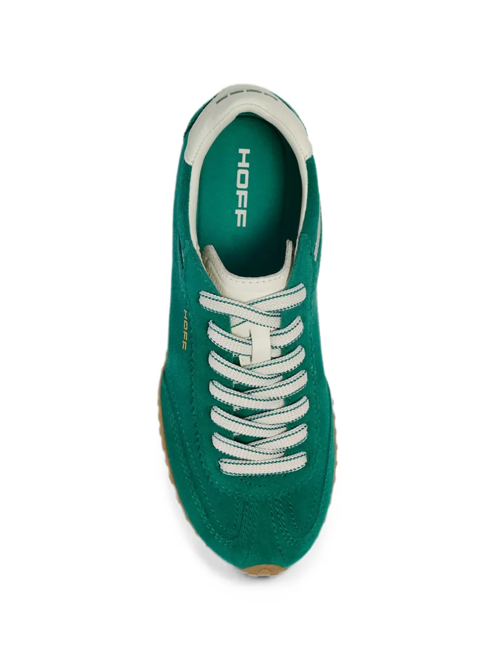 Hoff Bridge suède sneakers met vlakken Groen