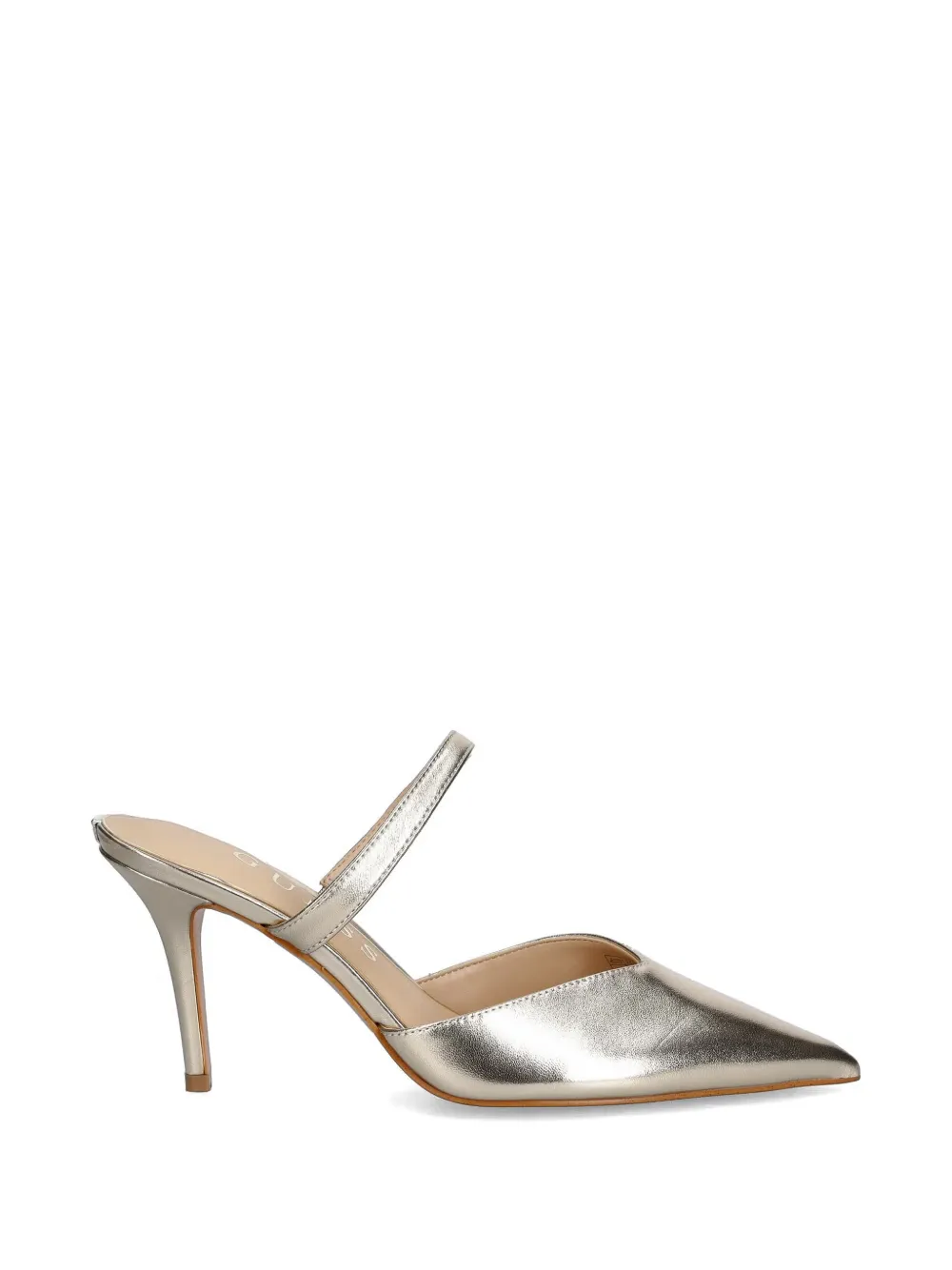 GUESS USA Slingback pumps met puntige neus Goud