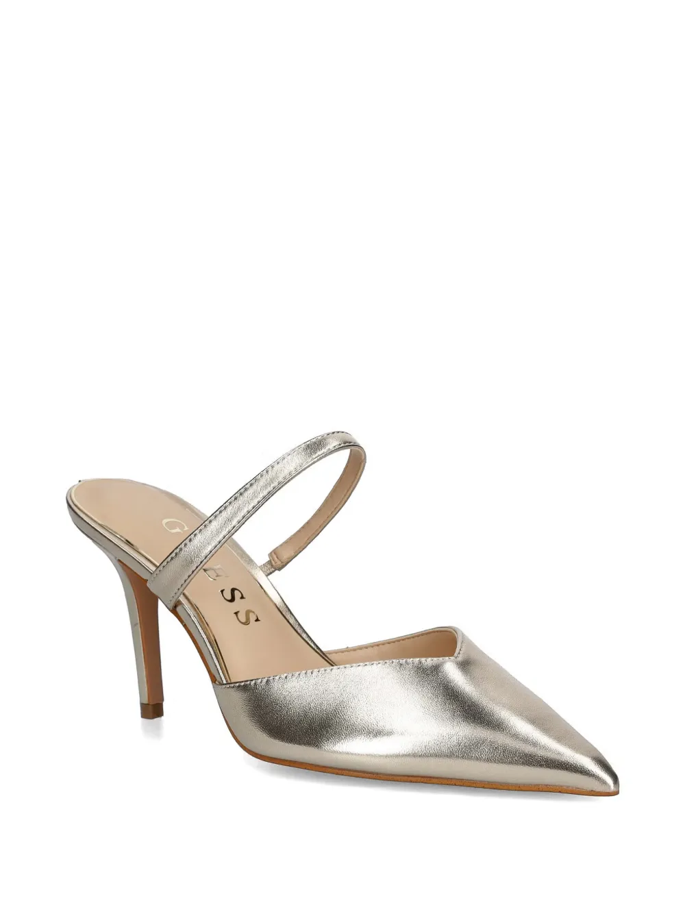 GUESS USA Slingback pumps met puntige neus Goud