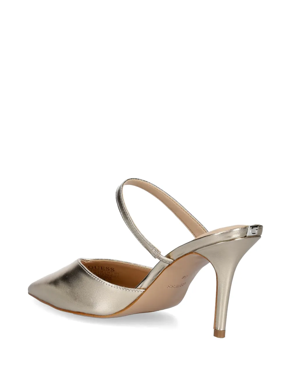 GUESS USA Slingback pumps met puntige neus Goud