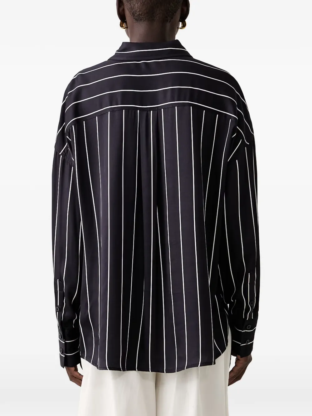 GUESS USA Gestreept overhemd Zwart